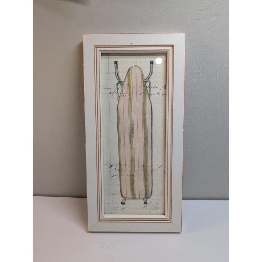 Spicher & Co Laundry Framed‎ Watercolor Print under Glass